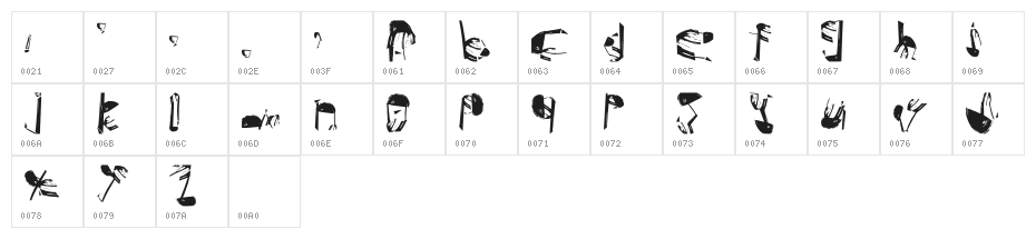 This Is So You Regular Character Map