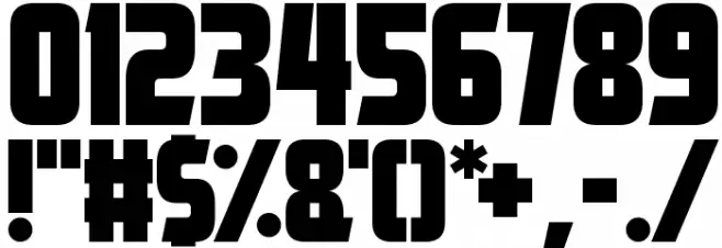 This Is The Future Font OTHER CHARS