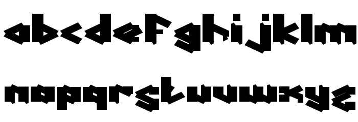 This Is True Bold Font LOWERCASE