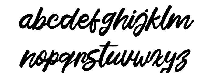 This July Font LOWERCASE