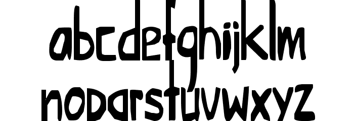 This Little Piggy Condensed Font LOWERCASE