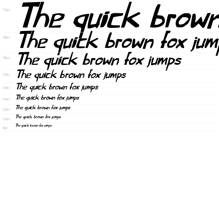 This Little Piggy Italic Waterfall