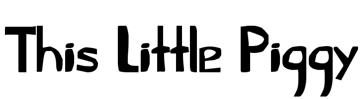 This Little Piggy  font caratteri gratis