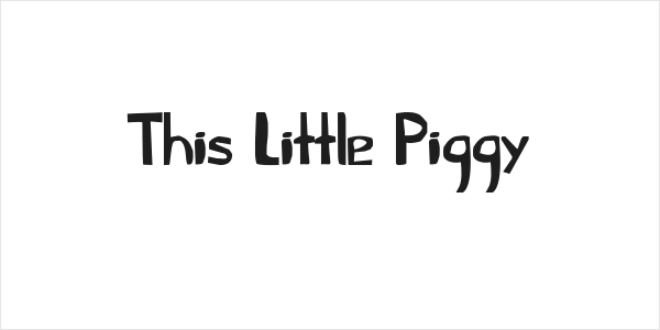 This Little Piggy Logo