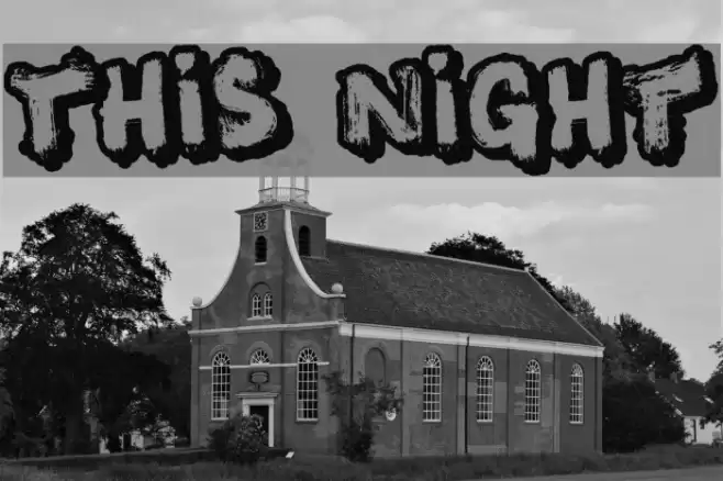 This Night Font examples