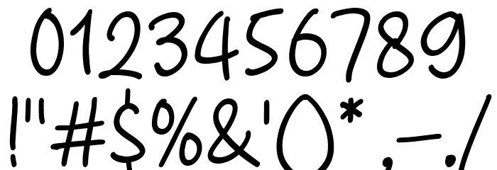 This Notes Regular Font Alte caractere