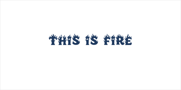 This is Fire Logo