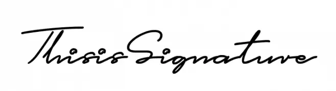 This is Signature  Скачать бесплатные шрифты