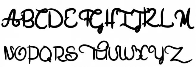 This is not a font Caratteri MAIUSCOLE