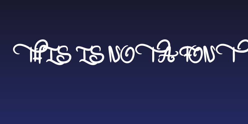 This is not a font Social Header