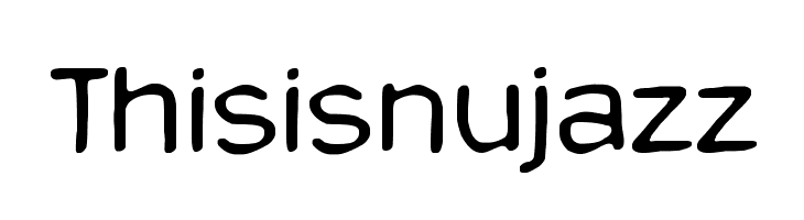 This is nu jazz Font