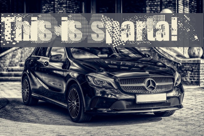 This is sparta! Font examples