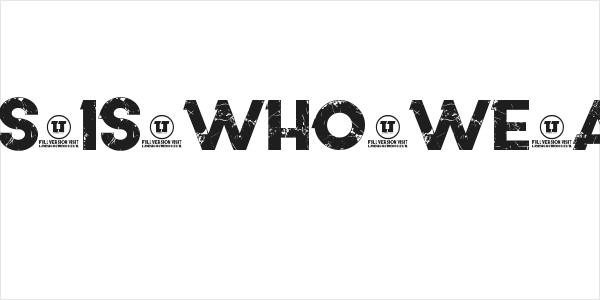 This is who we are Logo