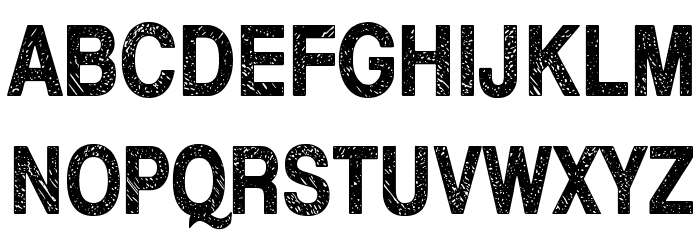 This side up Font LOWERCASE