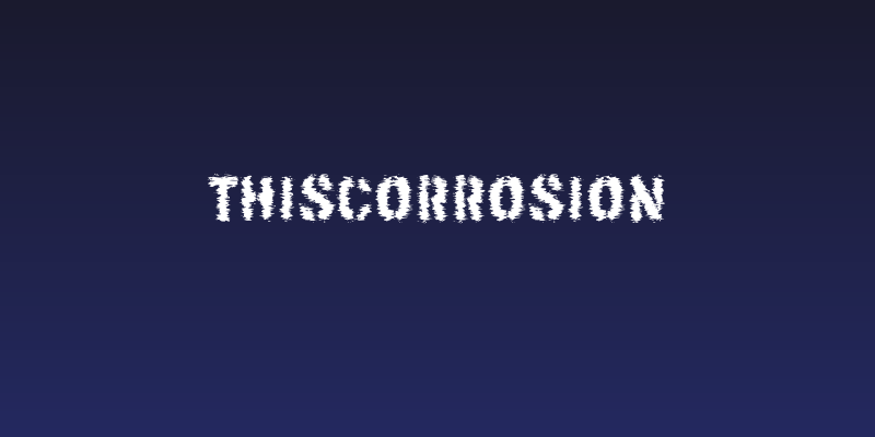 ThisCorrosion Social Header