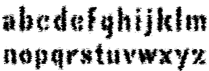 ThisCorrosion Font LOWERCASE