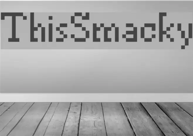 ThisSmacky Font examples
