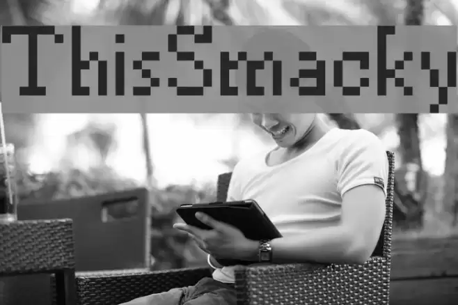 ThisSmacky Font examples