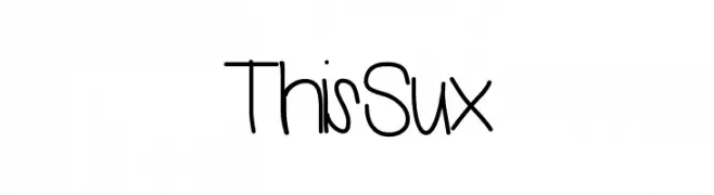 ThisSux  Fuentes Gratis Descargar