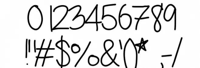 ThisSux Font OTHER CHARS