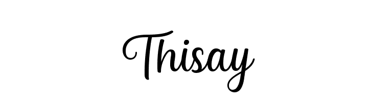 Thisay  Fuentes Gratis Descargar