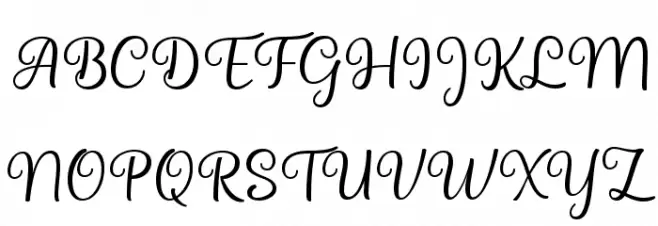 Thisay Schriftart Groß