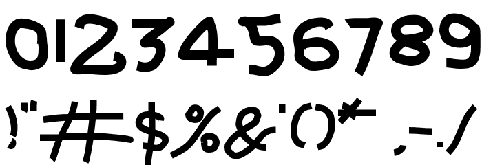 Thisis KeSha Font OTHER CHARS
