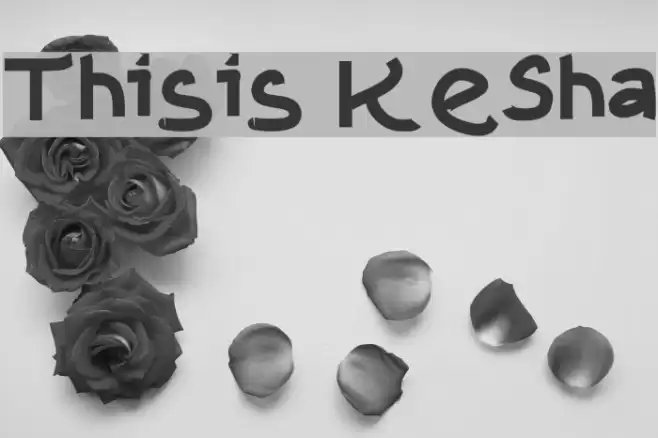 Thisis KeSha Caratteri examples