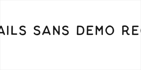 Thistails Sans_Demo Regular Logo