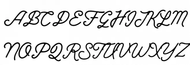 Thistails_Script_Demo Regular Schriftart Groß