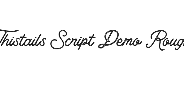 Thistails_Script_Demo Rough Logo