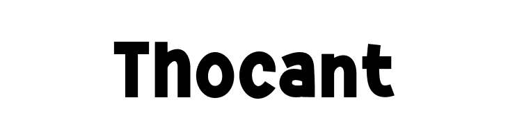 Thocant  免费字体下载