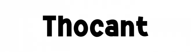Thocant  baixar fontes gratis