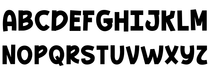Thocant Font UPPERCASE
