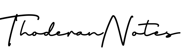 Thoderan Notes  Descarca Fonturi Gratis