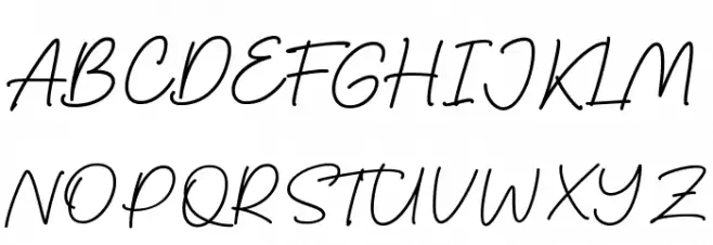 Thoderan Notes Schriftart Groß