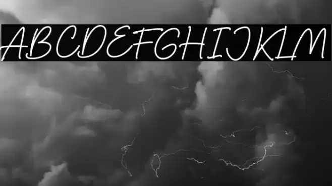 Thoderan Notes Font examples