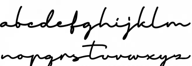 Thoderan Notes फ़ॉन्ट लोअरकेस