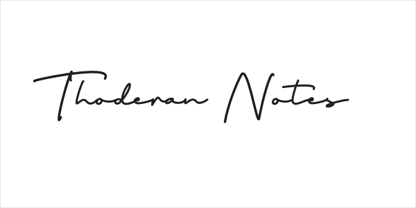 Thoderan Notes Logo