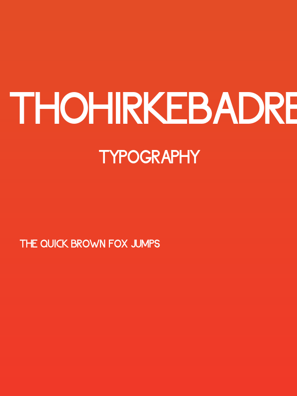 ThohirKeBadreah Poster