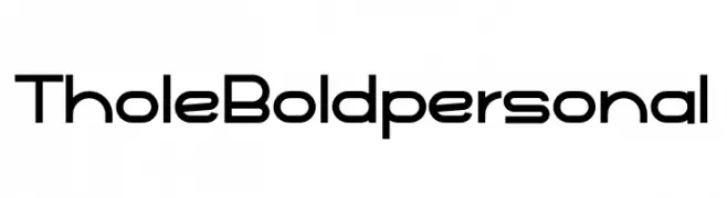 Thole Boldpersonal  Fuentes Gratis Descargar