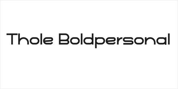 Thole Boldpersonal Logo