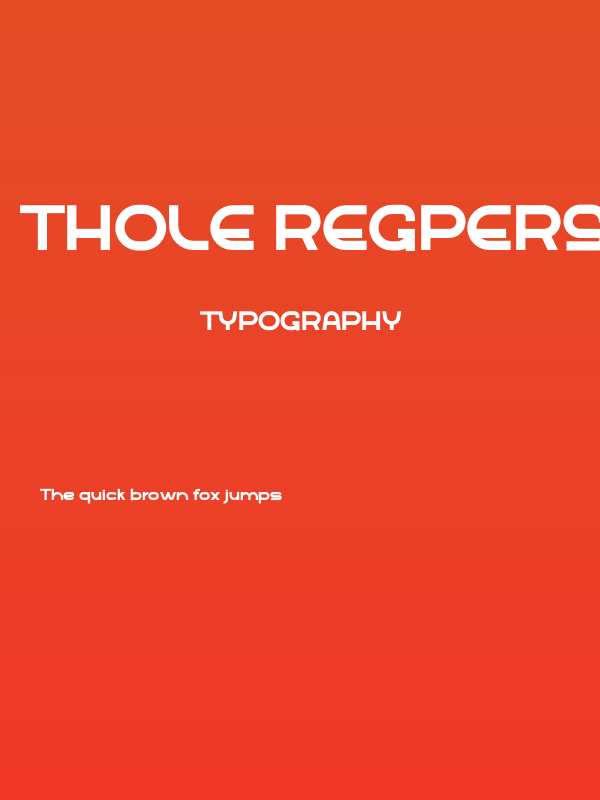 Thole Regpersonal Poster