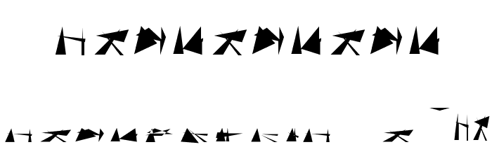Tholian Regular Font OTHER CHARS