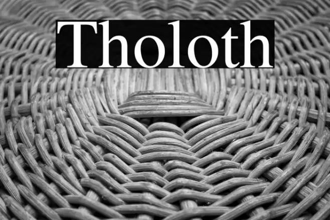 Tholoth Font examples