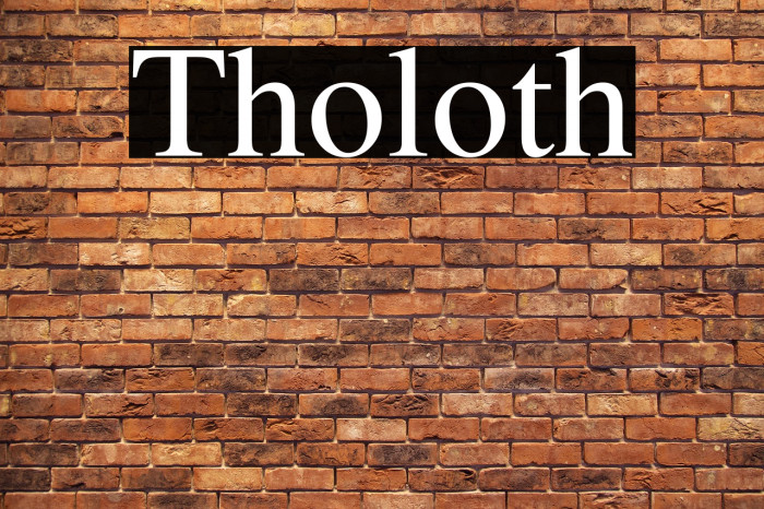 Tholoth Example 2