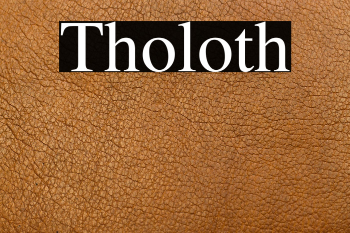 Tholoth Example 3