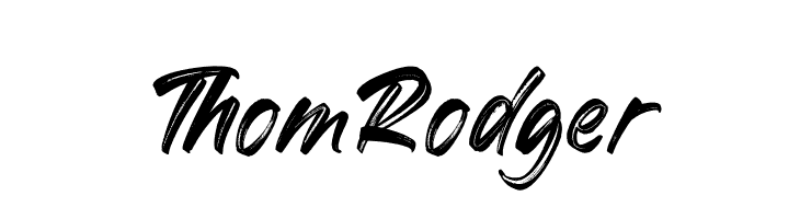 Thom Rodger  Скачать бесплатные шрифты