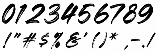 Thom Rodger Font OTHER CHARS