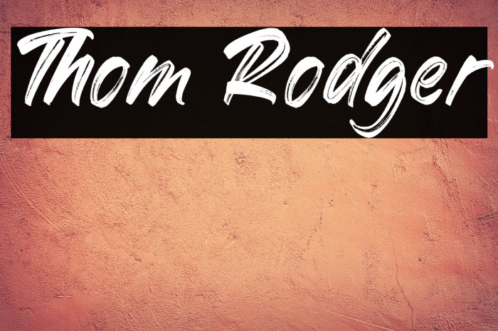 Thom Rodger Example 1